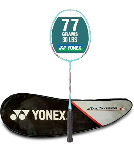 Amazon.com : Yonex Badminton Racquet Arcsaber 73Light Turquoise G4